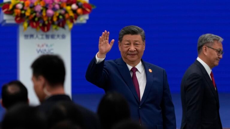 Xi pitches China as AI partner to developing world, warns against risks and security overreach
