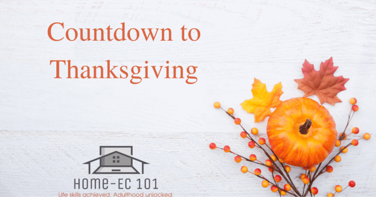 Getting Ready for Thanksgiving Guests
