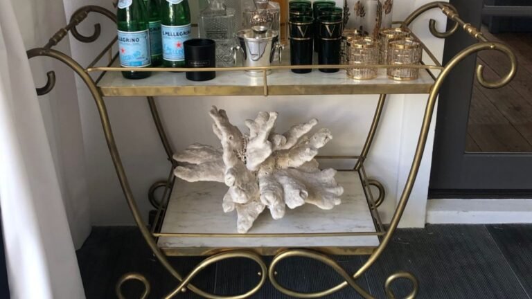 Bar Carts Started Replacing Side Tables Across the House