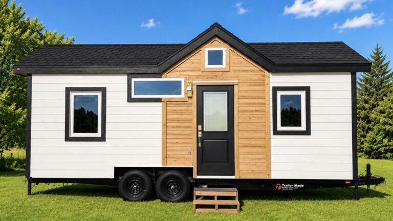 Cristal Tiny House With Private Bedroom Comes in Black and White