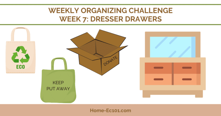 Dresser Drawers | Weekly Organizational Challenge #7