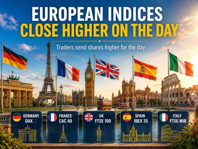 European Stocks finish strong; Wall Street builds on the momentum