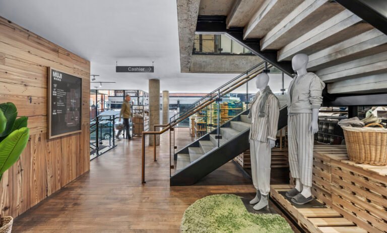 MUJI Harvard Square Brings New Life to a Brutalist Landmark