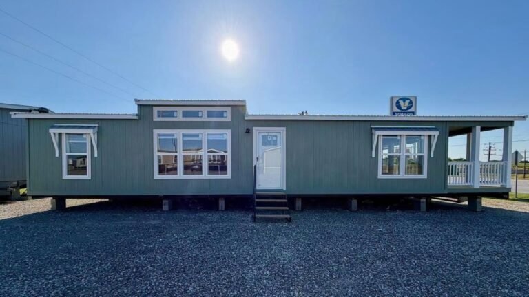 Fiesta Tiny House Features Porch, Kitchen Island, & Bathtub