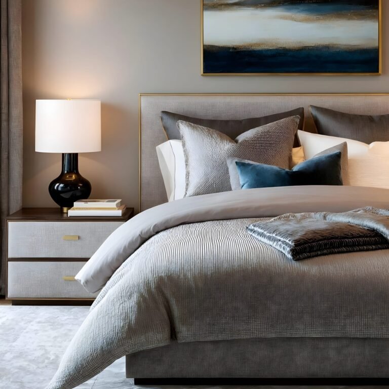 Before & After: Tranquil Grey Bedroom Ideas