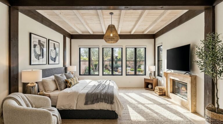 Before & After: Relaxing Mediterranean Style Bedroom