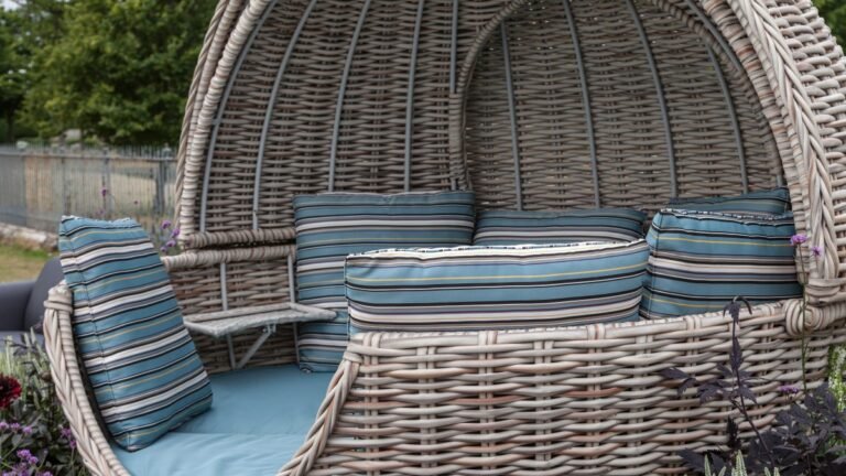 Not Just Patio Chairs: Woven Furniture Is Taking Over the Entire Outdoor Space