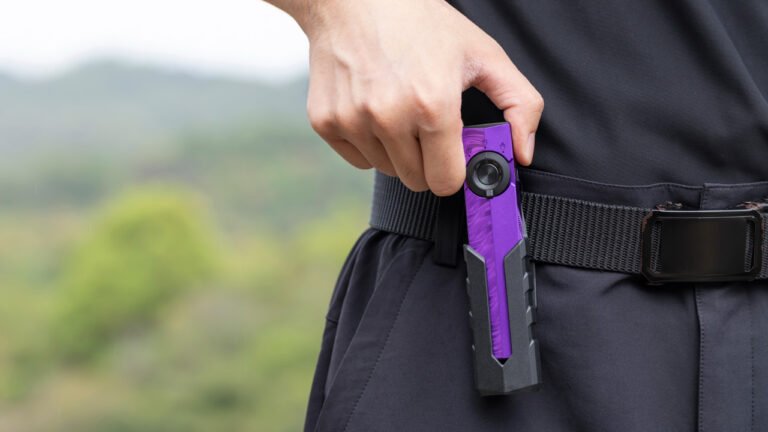 Olight ArkPro Flashlight EDC Glows Different in Nebula Violet Color