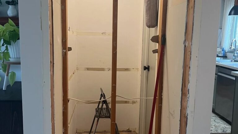 The Coat Closet Turned Into Pantry Space and Solved a Common Kitchen Problem
