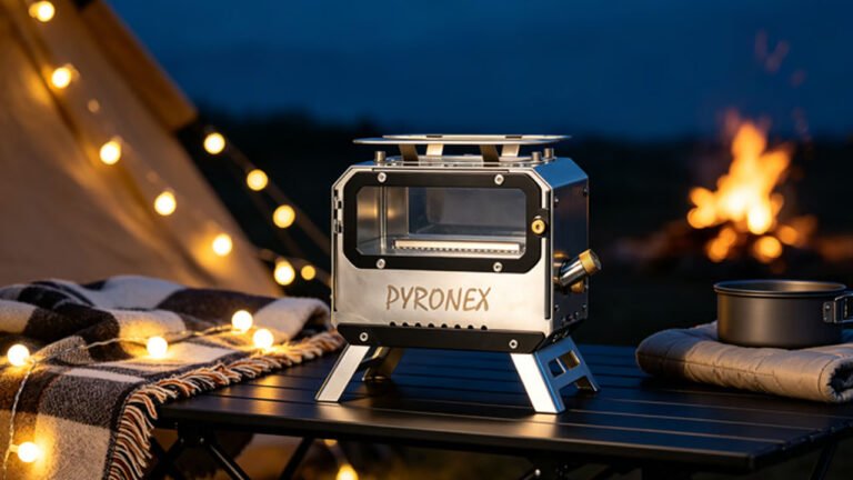Pyronex Stove Packs Cooking, Heating, and Lantern in a Compact Unit