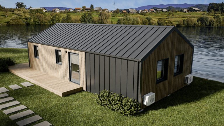 Extra-Wide Evergreen XL Tiny House Gives up Mobility to put Down Roots