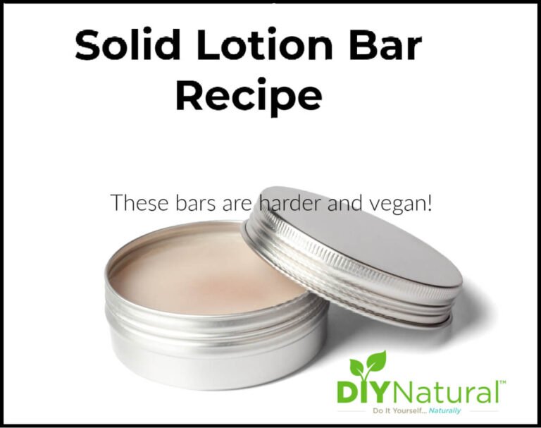 Solid Lotion Bar Recipe: How to Make Lotion Bars Harder & Vegan