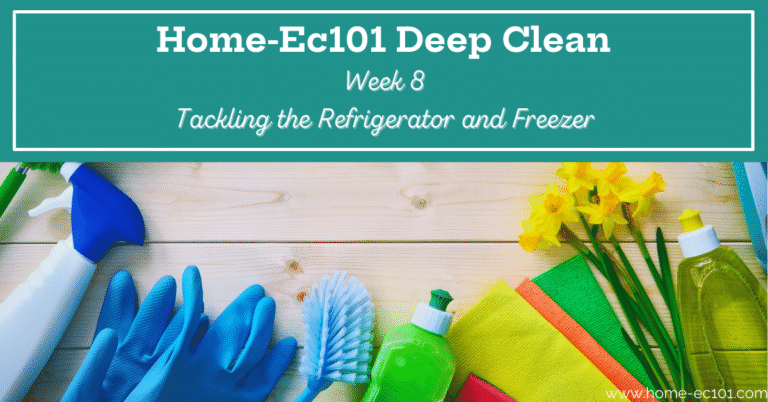 Deep Clean Week 8: The Refrigerator, Freezer, and Beyond?