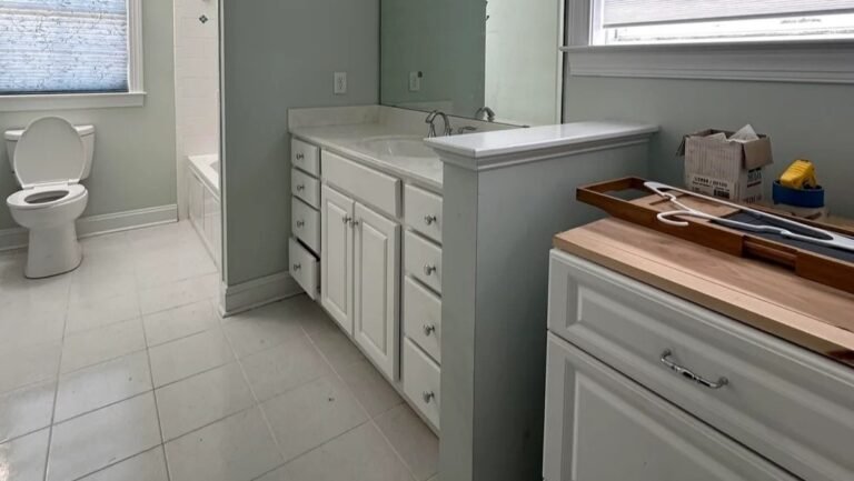 They Combined His-and-Hers Bathrooms Into One, but Kept Two Showers