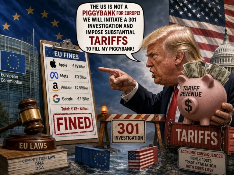 EU fines today, Trump 301 tariffs tomorrow?