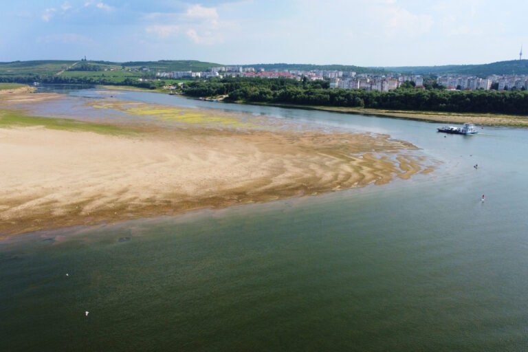 Record-Low Danube Water Levels Leave Boats Beached, Reveal Decades-Old Shipwrecks