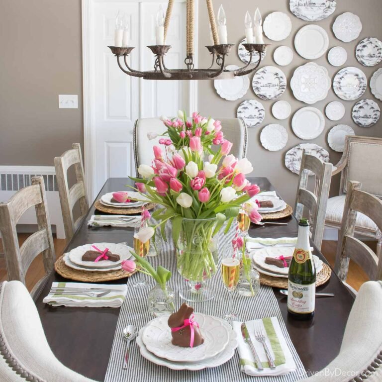 Simple Easter Table Decor Ideas!