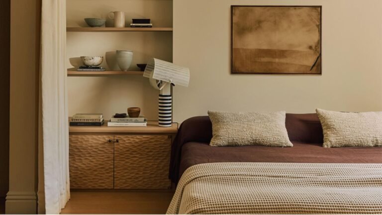 This ‘Dimpled’ Wood Replaces the Need for Color in a Room