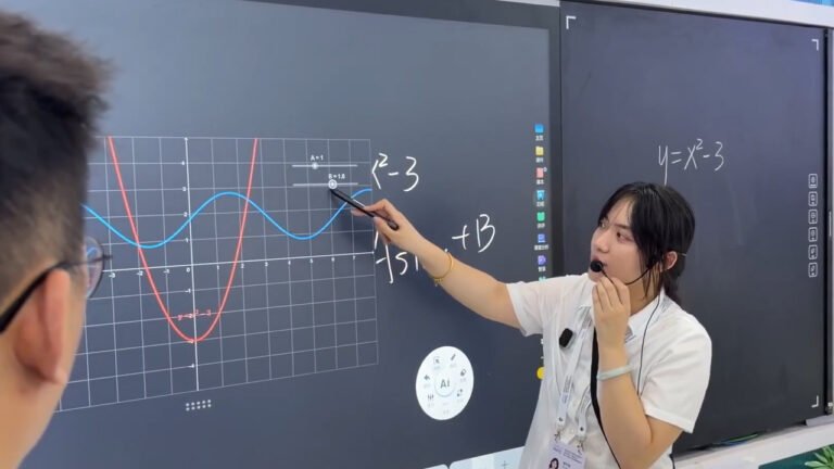 iFLYTEK’s New AI Blackboard Turns Math Equation Into Live Graph