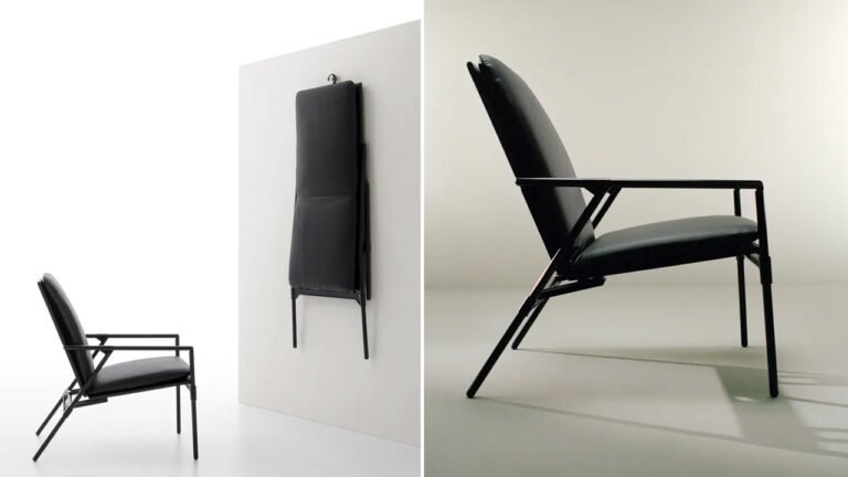 B&B Italia Revives Richard Sapper’s Iconic Nena Folding Armchair