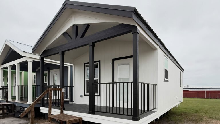 Hacienda Tiny House With Porch Features Capacious Interior