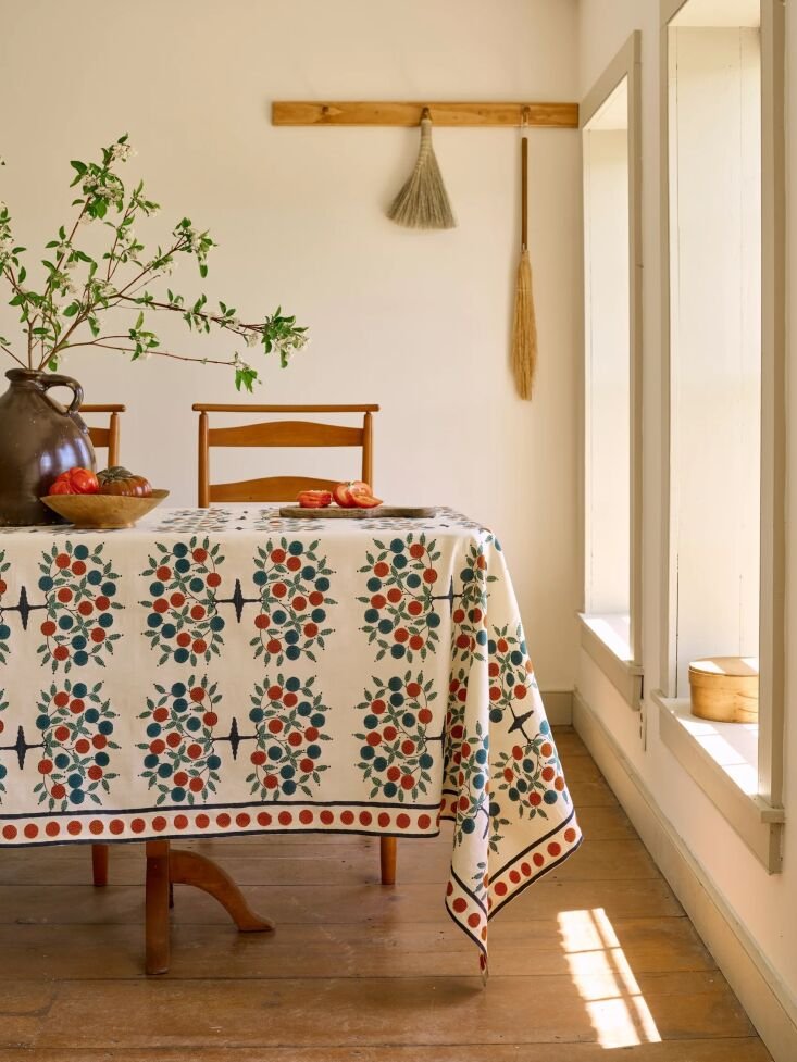 Summer of Shaker: Inspired Tablecloths by Block Shop x Hancock Shaker Village