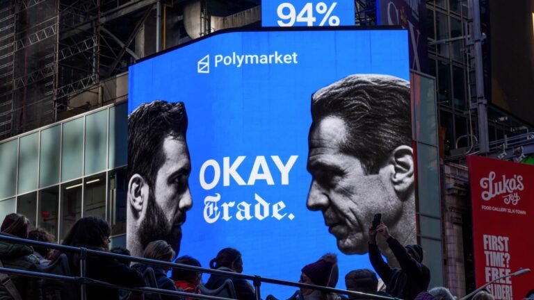 Polymarket seeks fundraising round at more than $20 billion valuation