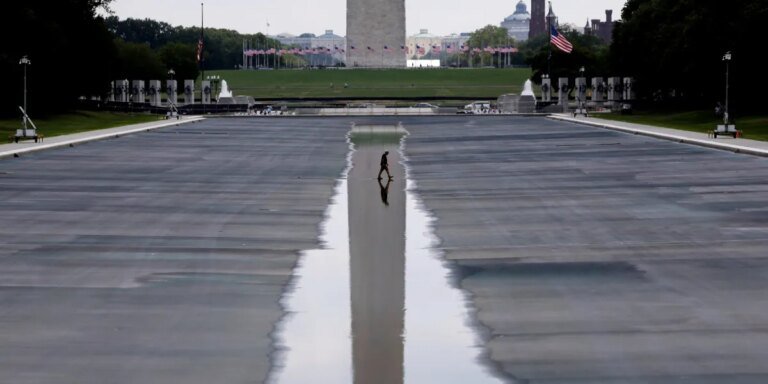 Trump blasts Pirro after she admitted Reflecting Pool damage was caused by botched installation