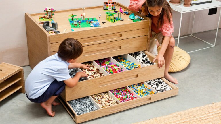 Brickle LEGO Storage Unit Sorts Your LEGOs for You