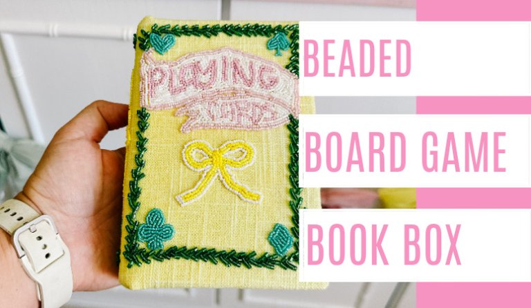 Beaded Board Game Book – at home with Ashley