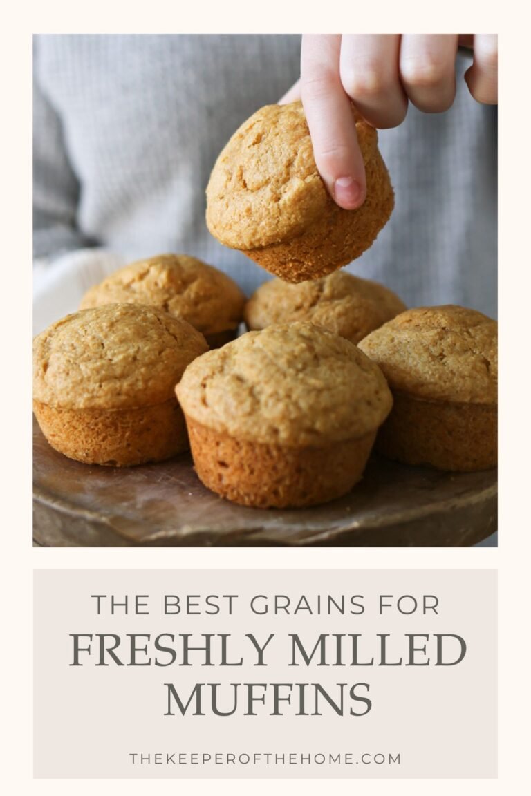 Best Grains for Fresh Milled Flour Muffins
