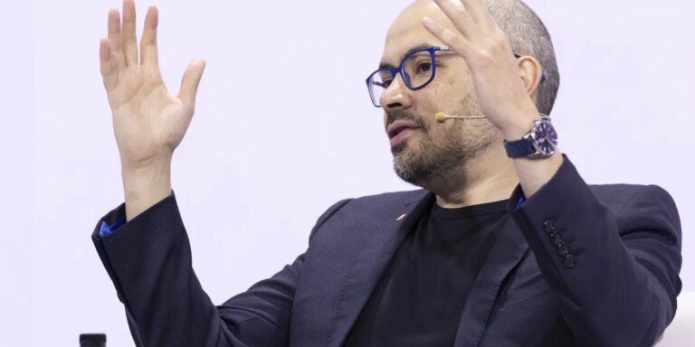 DeepMind’s Demis Hassabis was everywhere—except the office