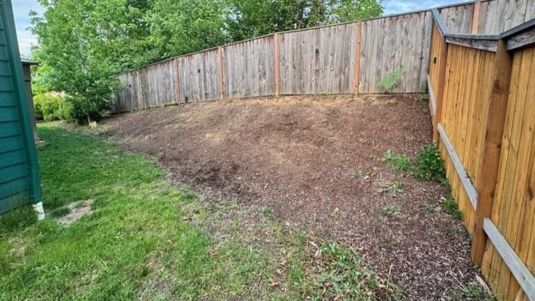 He Dug Into a Backyard Slope and Ended Up With a Retaining Wall That Looks Professionally Built
