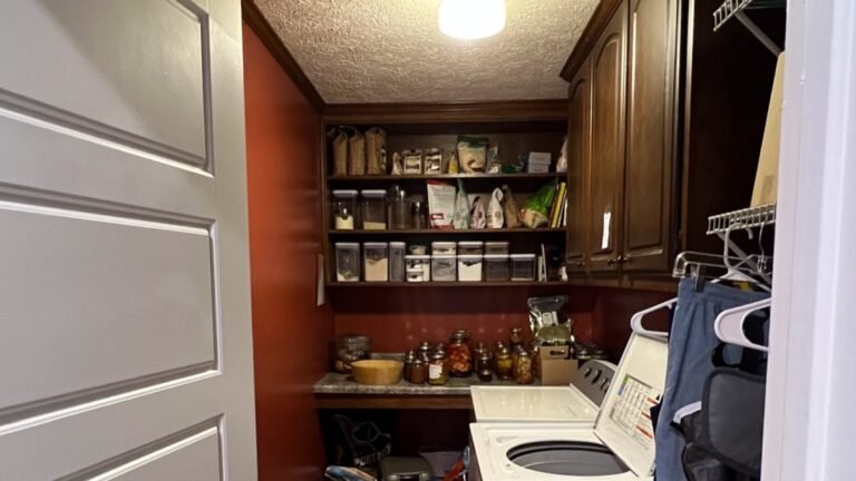 This Laundry Room Went From Pantry to Workspace Without Moving the Washer or Dryer