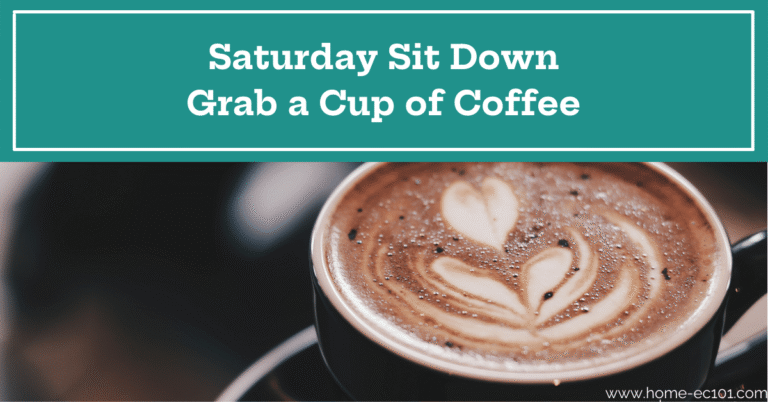 Saturday Sit Down, Go Ahead, Grab a Cup of Coffee