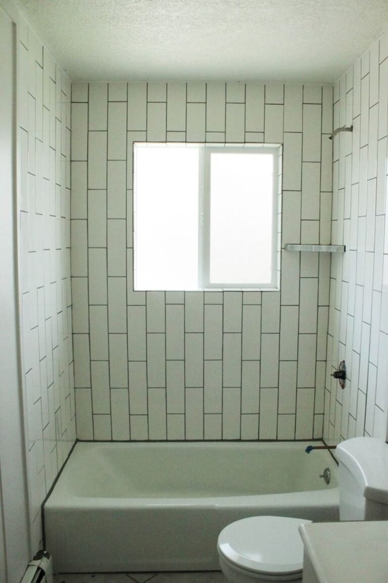 The Shower Tile Is Grouted, but There Are Still Two Steps Left