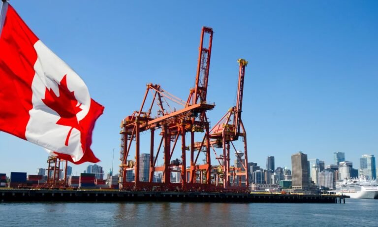 Canada posted a $3.9 billion trade surplus in June, its widest in four years