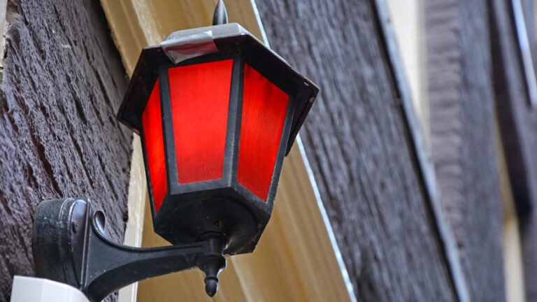 What Does A Red Porch Light Mean?