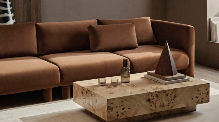 Burl Coffee Tables That Will Make a Living Room Look Expensive |