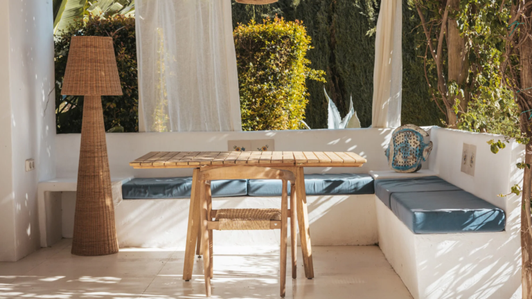 Every Outdoor Living Space Needs a Design-y Floor Lamp |